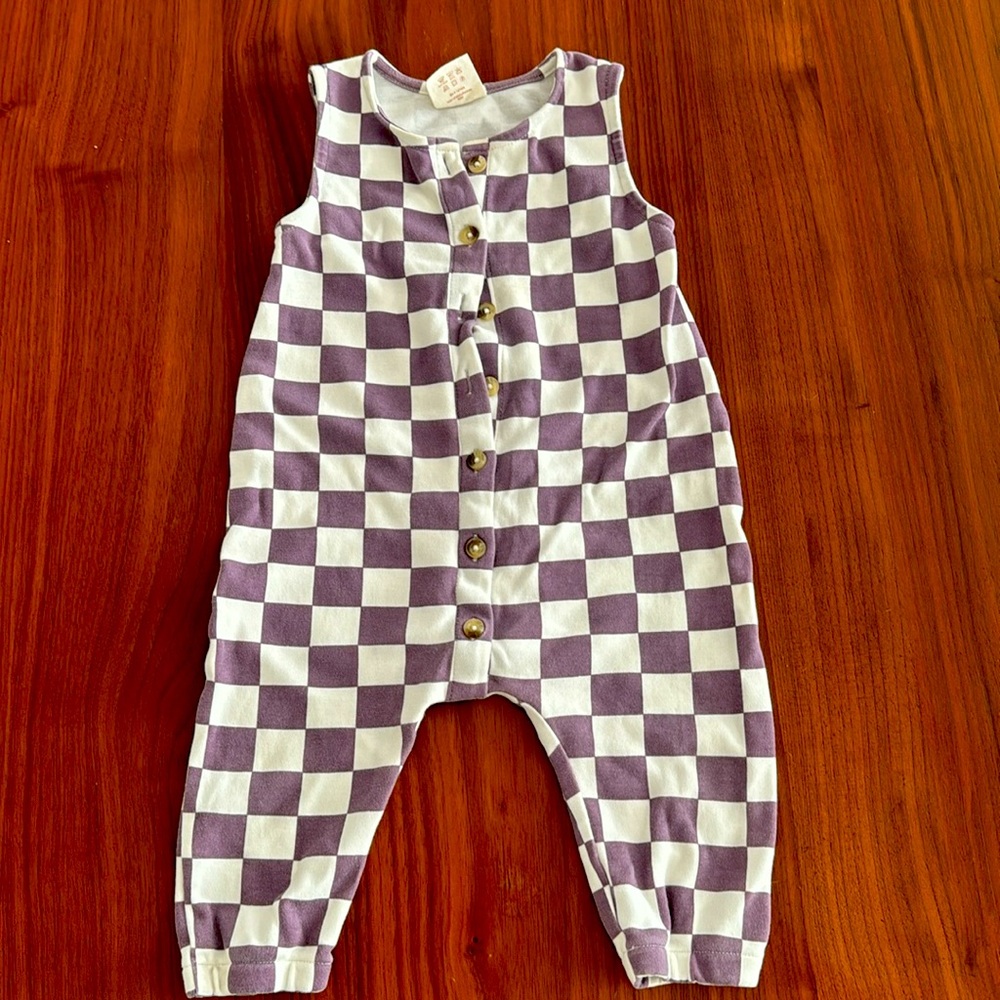 Eggplant Check Jumper from Siix Collection/ Spearmint Love